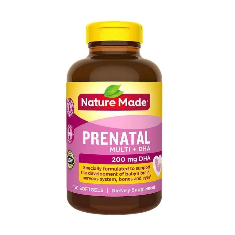 (Exp.092023)Nature Made Prenatal Multi DHA 150 Softgels วิตามิน บำรุง
