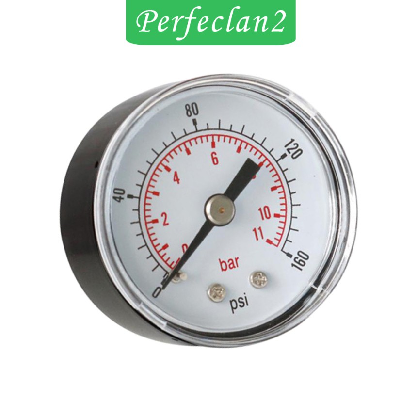 [PERFECLAN2] Pressure Gauge 030PSI 02Bar Dial Pneumatic Hydraulic Air