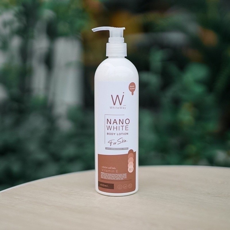 WHITE WAY NANO WHITE BODY LOTION ไวท์เวย์ นาโนไวท์ บอดี้ โลชั่น 400 ml