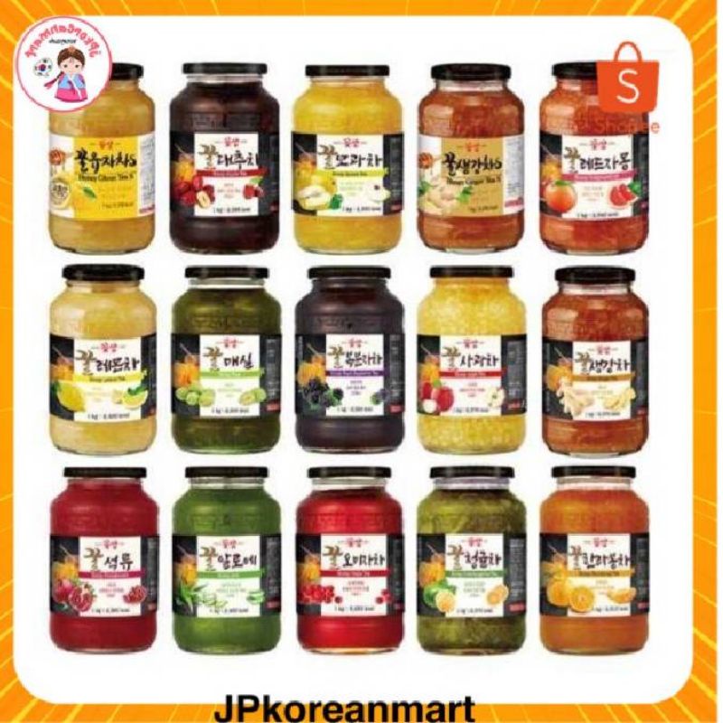 ชาผลไม้เกาหลี ชาน้ำผึ้งเกาหลีKOTSAM honey Citron Tea ชาส้ม ชาพุทรา ชา