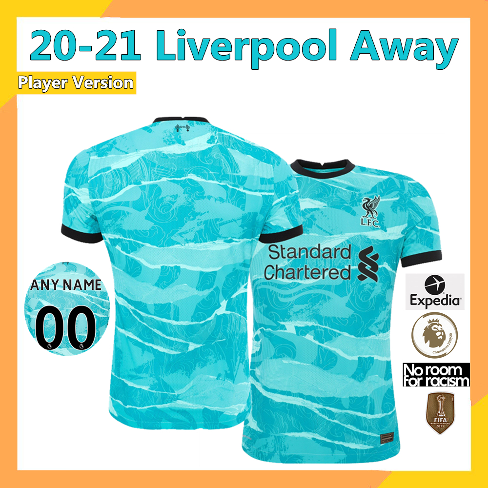 【S4XL】New Liverpool Jersey Away 2021 Player Version Men Football