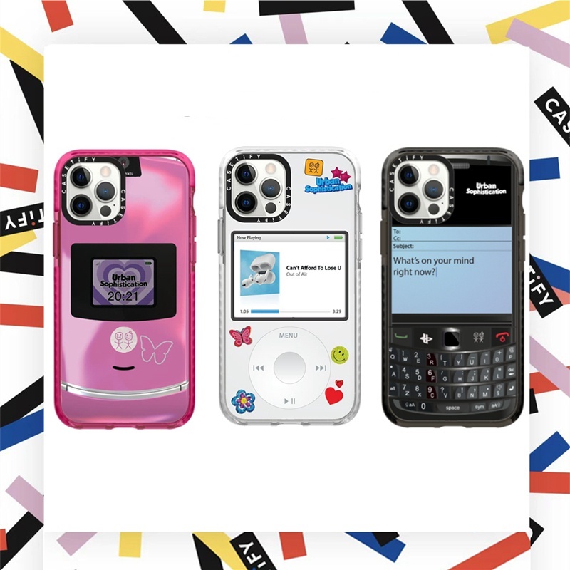 Casetify เคสโทรศัพท์มือถือ ลาย Urban Sophistication Y2K BB Talk สําหรับ