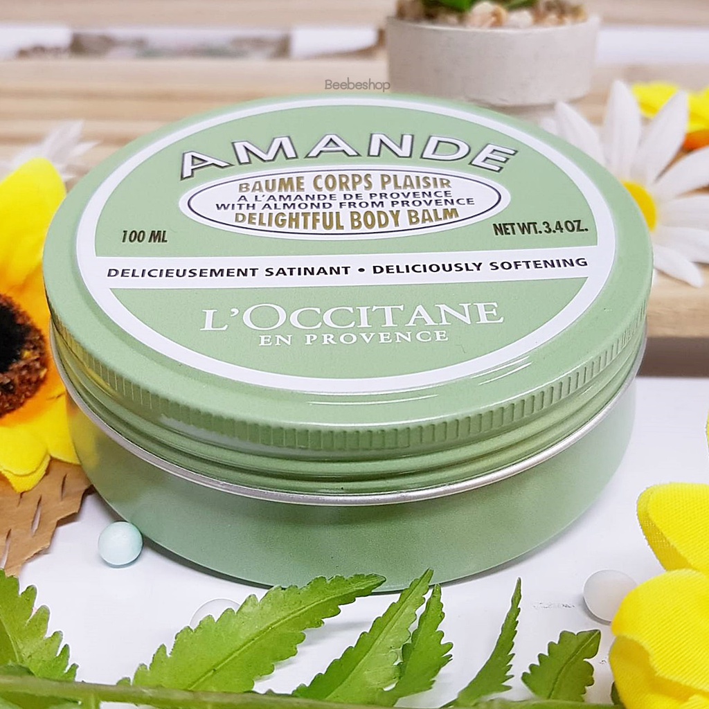 L'Occitane Almond Delightful Body Balm 100ml บาล์มบำรุงผิวกาย กลิ่นอัล