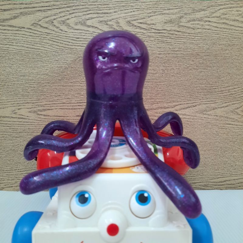 Toy Story 3 Large Stretch Purple Octopus Glitter (Mattel) Shopee Thailand