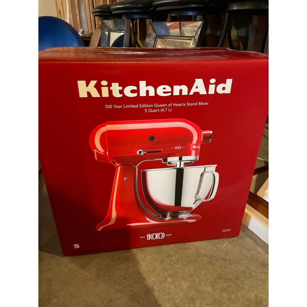KitchenAid KSM180QHSD 100 Year Limited Edition Queen of Hearts Stand Mixer Shopee Thailand