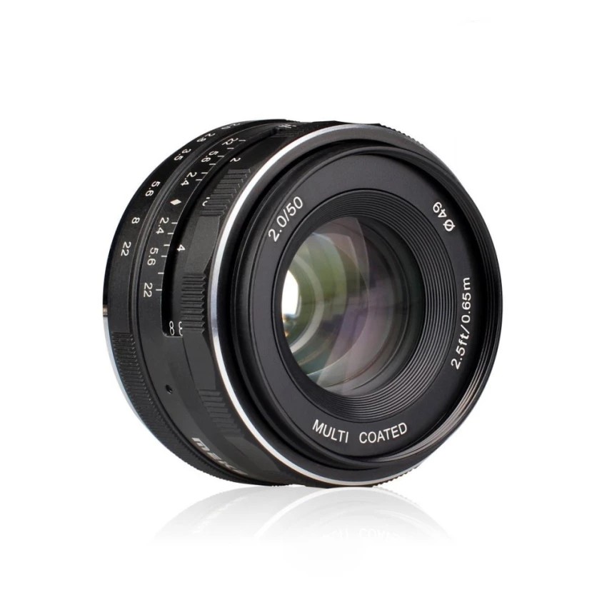 SLR Camera Lenses Electronics Meike MK 50mm f/1.7 Large Aperture Manual