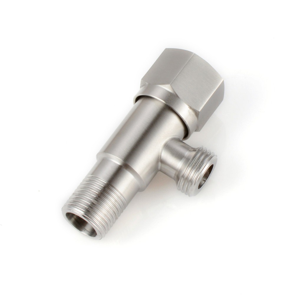 304 Stainless Steel Angled Valve Shower Head Toilet Faucet Stop Valve jiujoxi.th ThaiPick