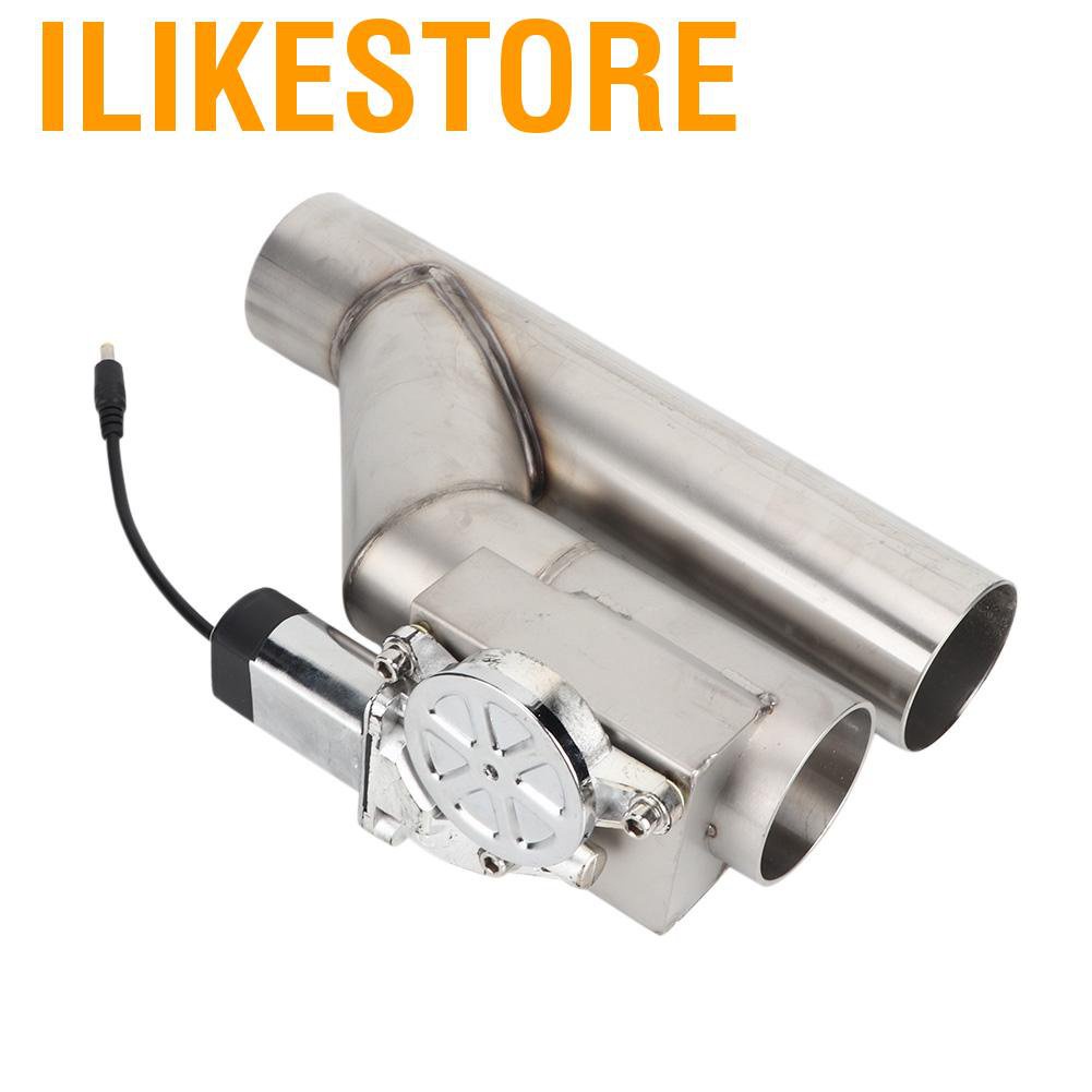 2 2.25 2.5 3 Electric Exhaust Cutout Kit Y pipe Exhaust Control Valve