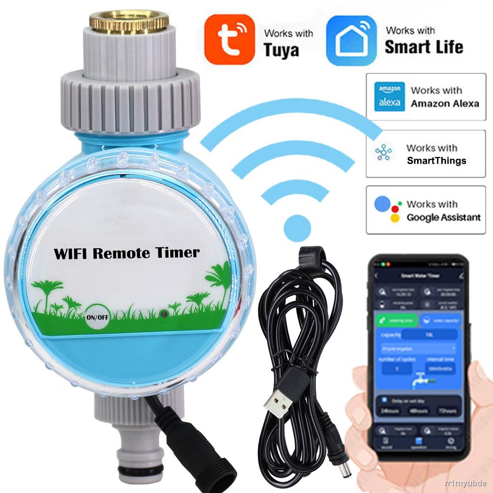 Tuya Intelligent Watering Timers Wifi Cellphone Remote Drip Device Smart Life Garden Automatic