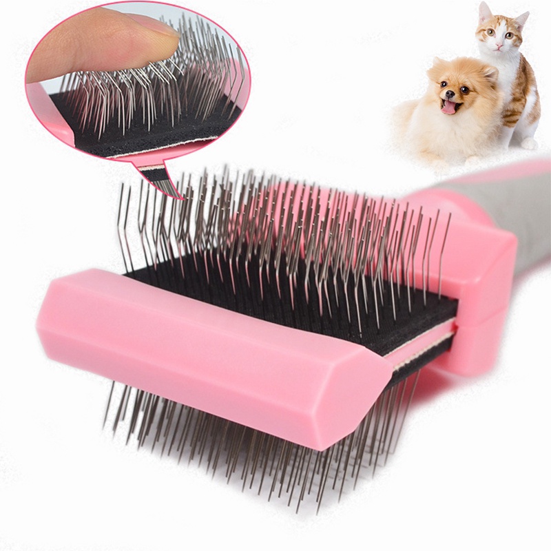 Doublesided Pet Comb Big Dog Brush Beauty Comb for Cats Dogs Hair