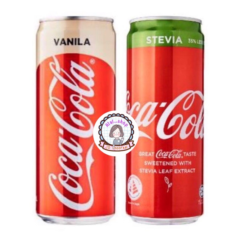 โค้กวนิลา/โค้กหญ้าหวาน (Coke vanilla/Stevia) 320ml Shopee Thailand