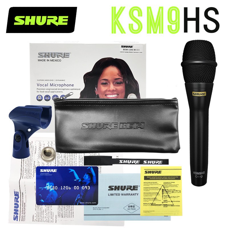 SHURE KSM9ไดนามิกมืออาชีพไมโครโฟนแบบมีสายKSM9HS Mic SuperCardioid