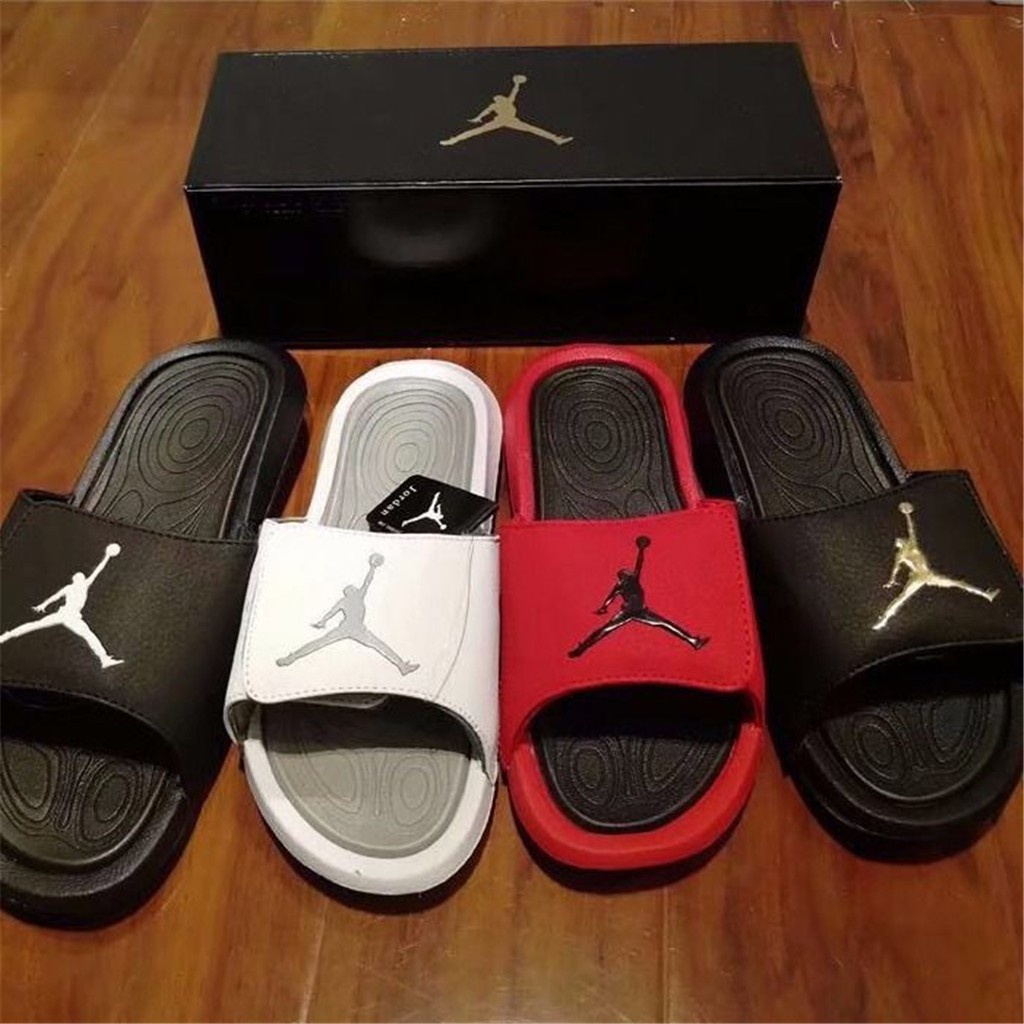 รองเท้าแตะแฟชั่น Air Jordan รองเท้าแตะผู้หญิงผู้ชายรองเท้าชายหาด nike