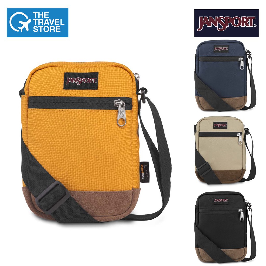 แพ็คเกจอินเทรนด์ JANSPORT Weekender Suede Mini Bag กระเป๋าสะ Shopee