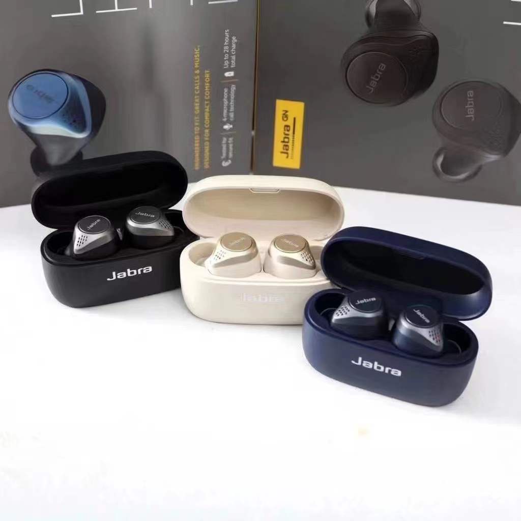 Jabra Elite 75T หูฟังทรูไวเลส เบสแน่น เบาสบาย ไร้ดีเลย์ ดีไซน์ใหม่
