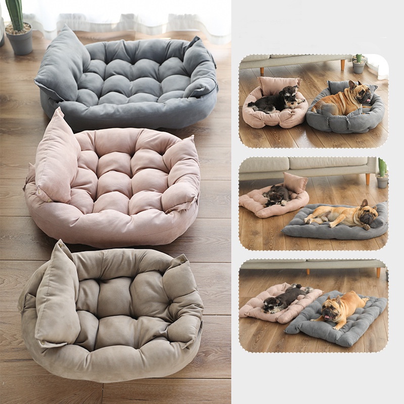 Pet Bed For Large Dogs Cozy Dog Bed Foldable Pet Dog Cushion Bed for Dogs Cats Pet Cushion Mat
