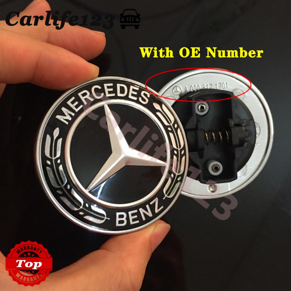 MercedesBenz Front Hood Emblem Badge Logo Replacement For Cclass Eclass C180 C200 E260