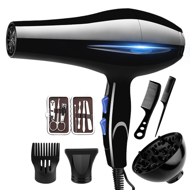 Household Hair Dryer Strong Power Blow Dryer Thermostatic 220V Anion