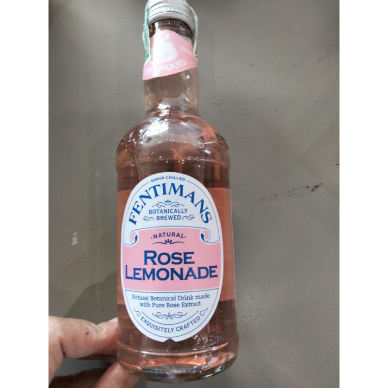 Fentimans Rose Lemonade เครื่องดื่มอัดแก๊ส เฟนติแมนส์ 275มล. ราคาสุดฟิน