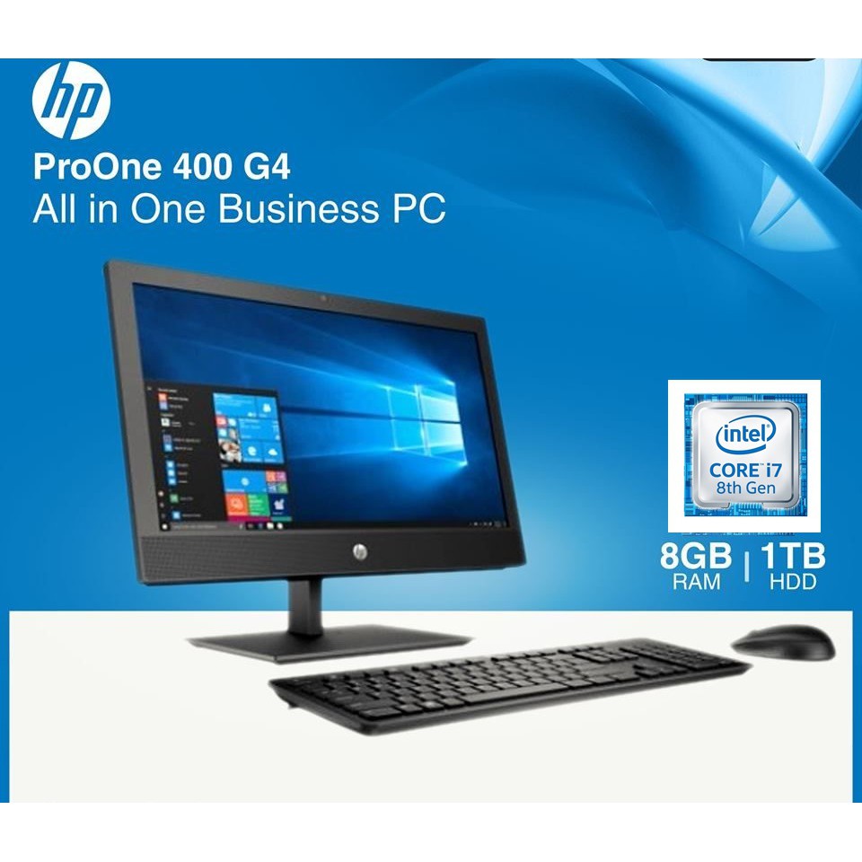 เครื่องคอมพิวเตอร์ HP PROONE 400 G4 (ALL IN ONE) Core i78700T/RAM 8 GB