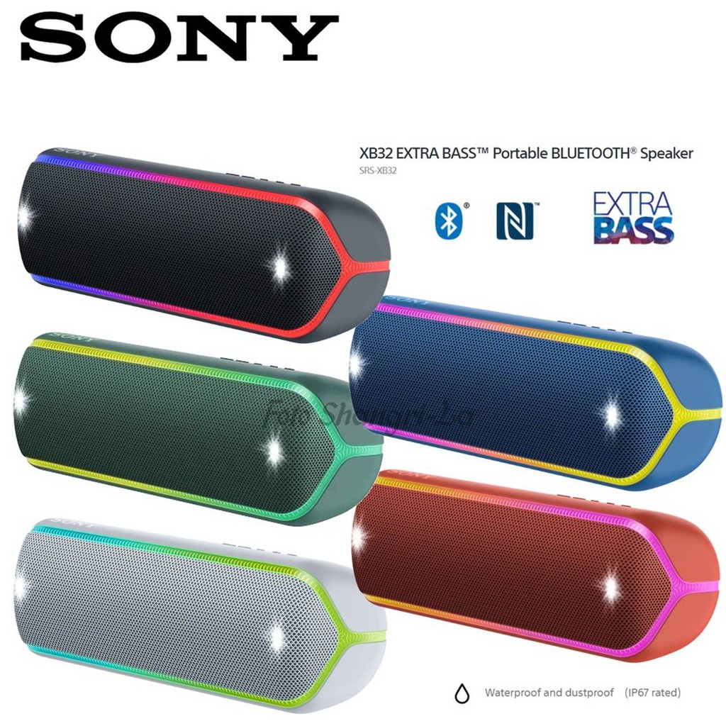 Sony SRSXB23 Bluetooth Extra Bass กันน้ำ ลงน้ำได้ (ประกันศูนย์ Sony 1
