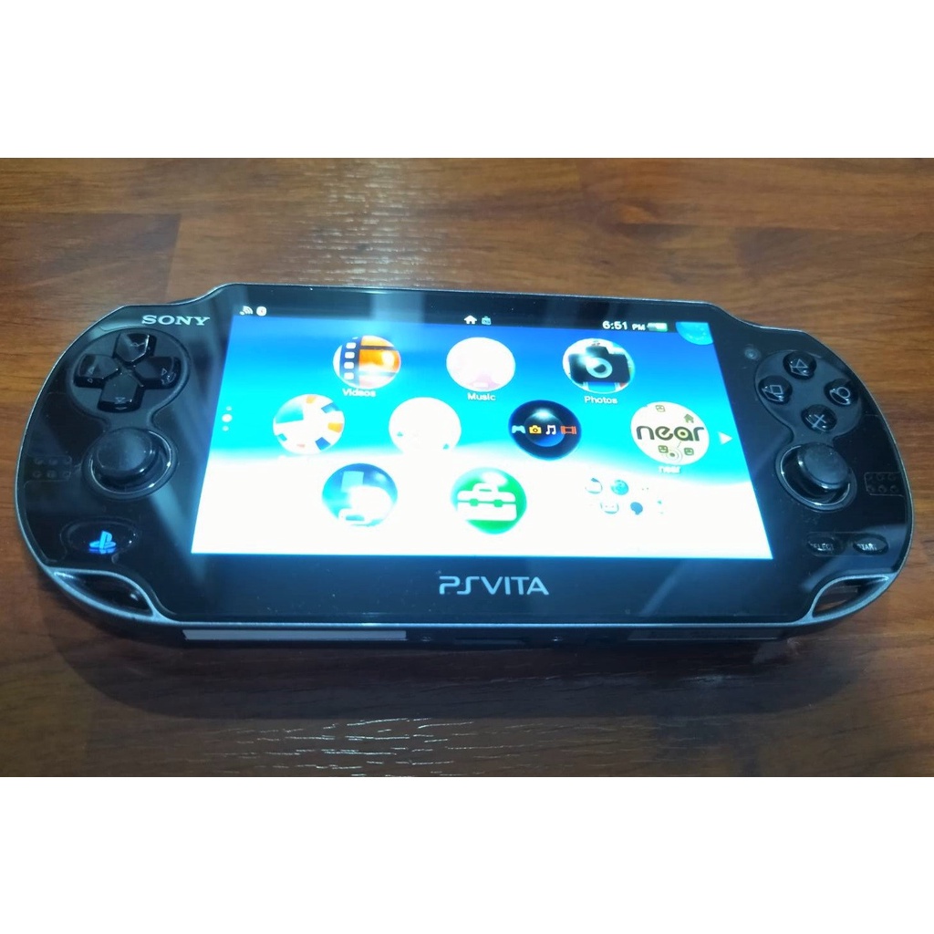 PS Vita รุ่น 1000 จอ OLED สายมืด 64G แปลงแล้ว พร้อมลง (PKGj