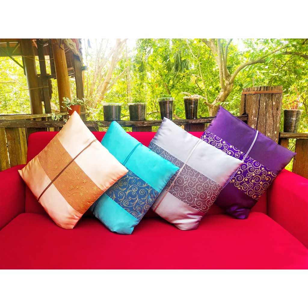 Thai Silk Cushion Cover Shopee Thailand