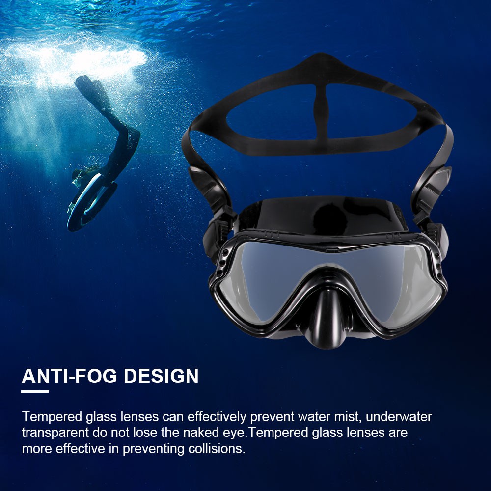 Y5 Professional Scuba Diving Mask Snorkel AntiFog Goggles Glasses