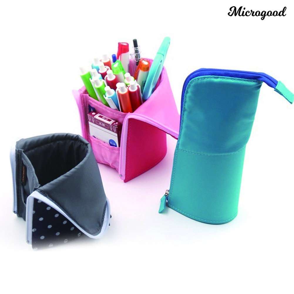 StandUp DustFree Makeup Brush Holder Pencil Pen Case Storage Bag
