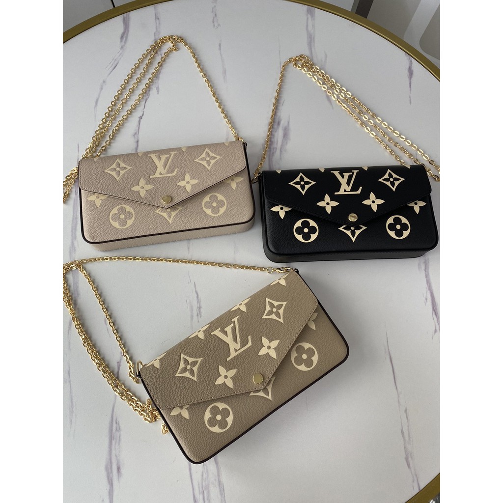 【DE】LOUIS VUITTON LV Louis Vuitton POCHETTE FéLICIE 3in1 chain bag