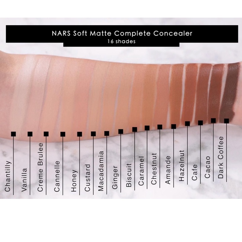 NARS Soft Matte Complete Concealer 6.2g สีChantilly Vanilla Creme