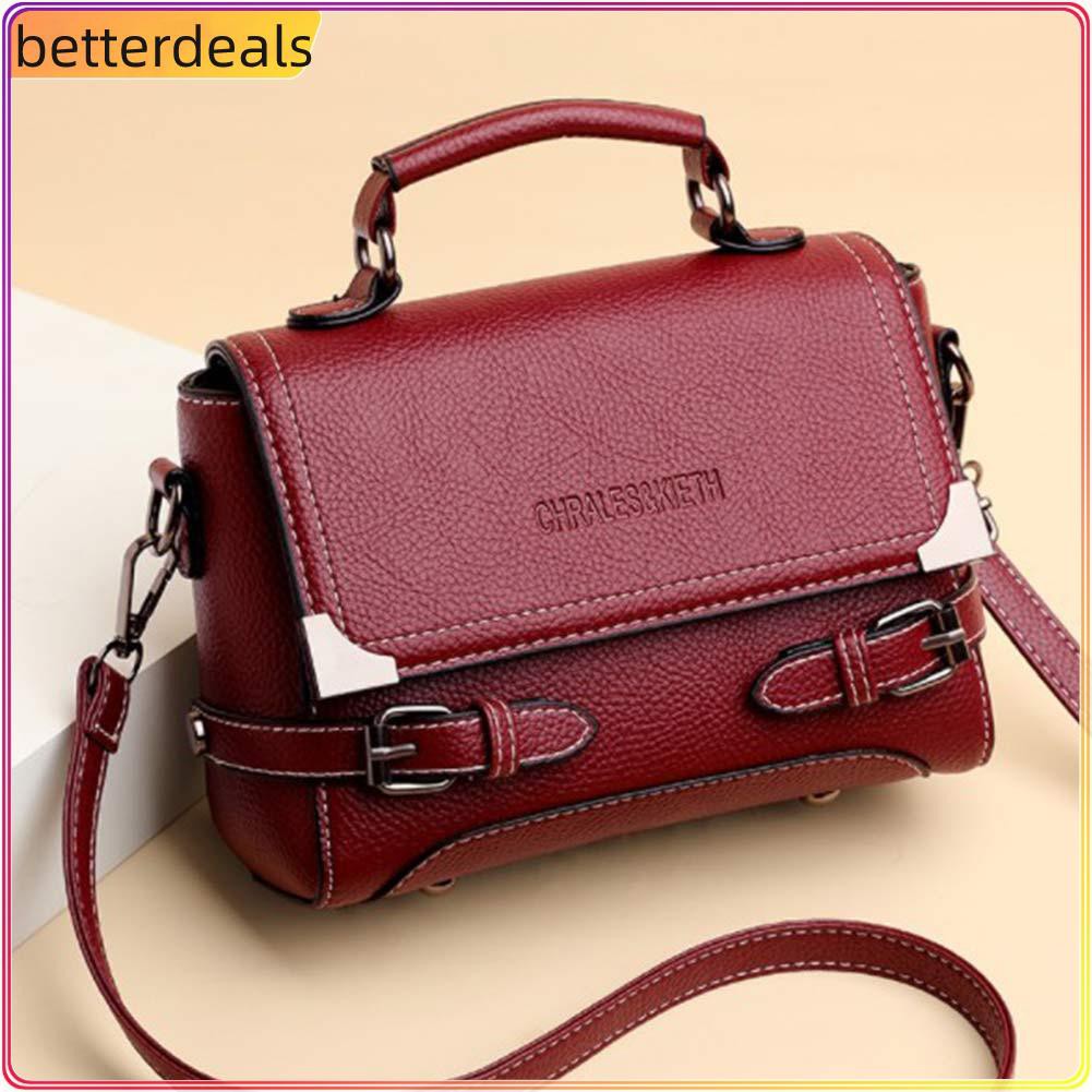 Vintage Fashion Crossbody Women One Shoulder Bag Soft Leather Handbag