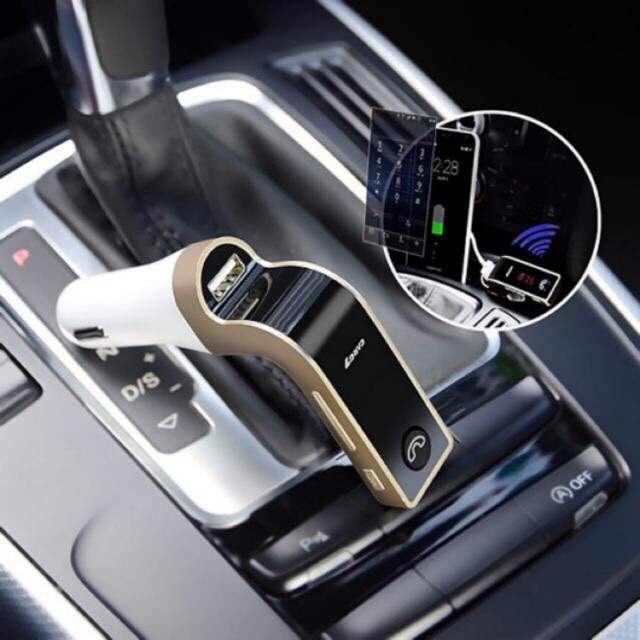 CAR G7 รับสัญญานบลูทูธ รถยนต์ Bluetooth Car charger G7