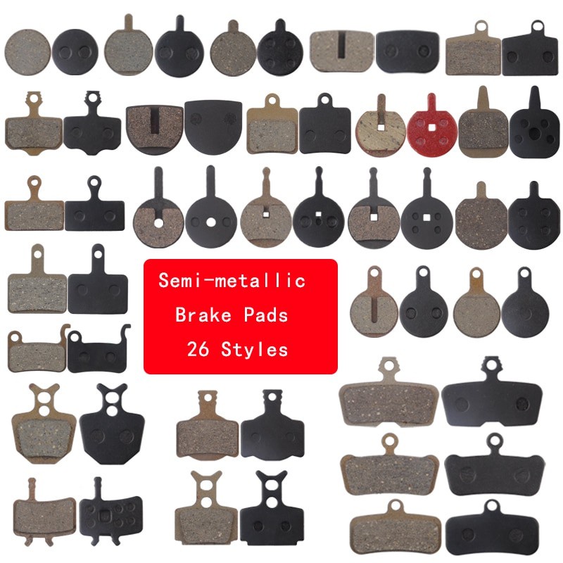 ราคาไม่แพงและราคาถูก 2 คู่ ผ้าเบรคดิสเบรคจักรยาน Resin Semimetallic