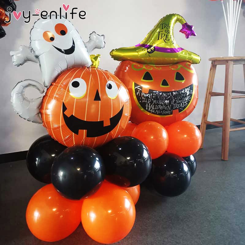 ลูกโป่งฮาโลวีน ป้ายธงฮาโลวีน Halloween balloons (พร้อมส่ง