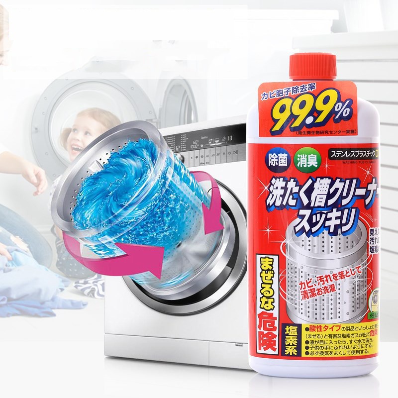 พร้อมส่งRocket Soap Washing Machine Cleaning 550g น้ำยาล้างถังเครื่องซักผ้าแบบน้ำ ใช้ได้ทั้งแบบ