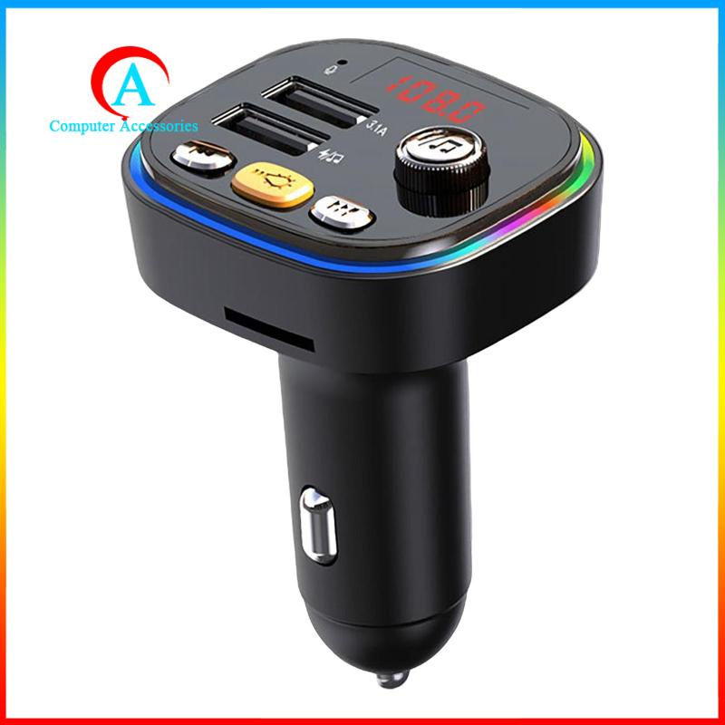 Car Charger MP3 Player Bluetooth FM Transmitter Dual USB Charging