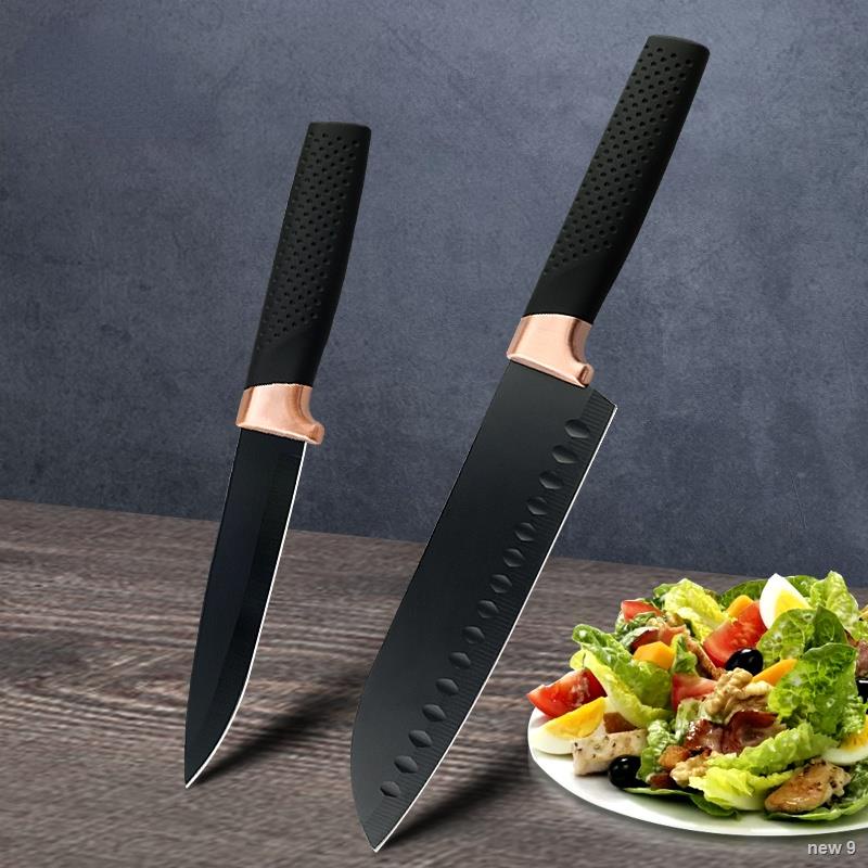 มีดทำครัว Japanese Santoku Knife 5Cr15 Stainless Steel Kitchen Knives