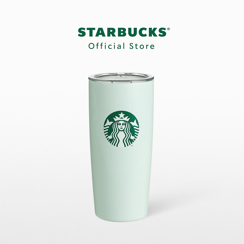 Starbucks Stainless Steel Mint Tumbler 20oz. ทัมเบลอร์สตาร์บัคส์สแตนเลส