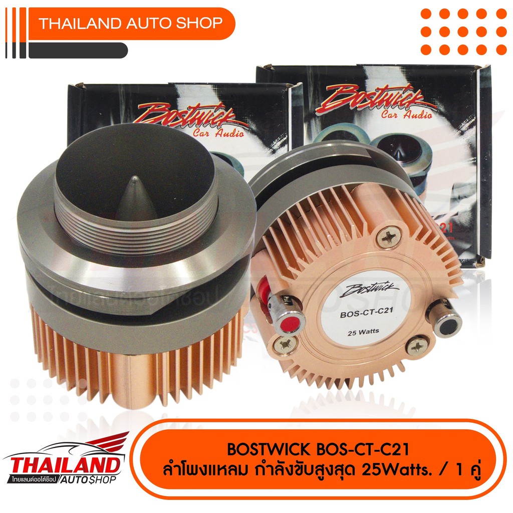 BOSTWICK BOSCTC21 ลำโพงทวิสเตอร์ กำลังขับสูงสุด25W RMS แพ็ค 1 คู่