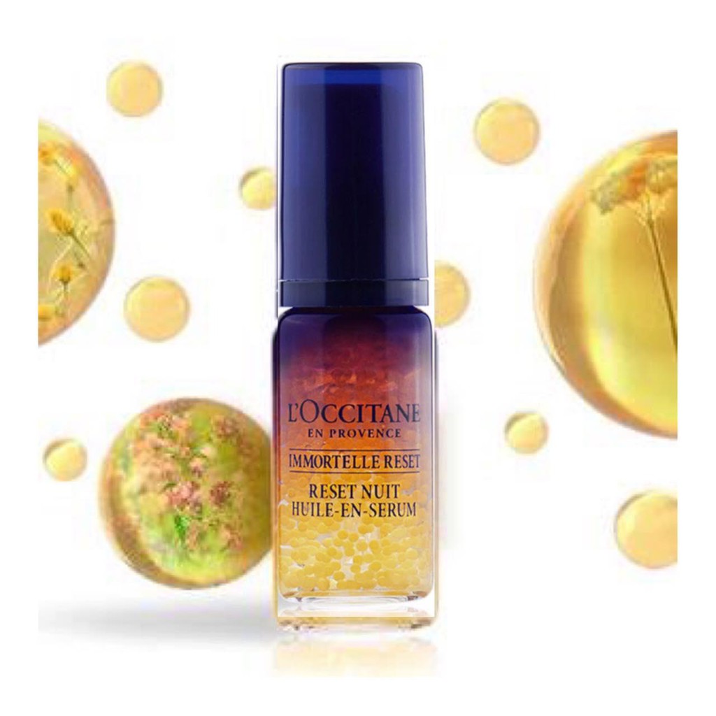 L'Occitane Immortelle Overnight Reset Oil In Serum 30ml/50ml beautystuffss ThaiPick