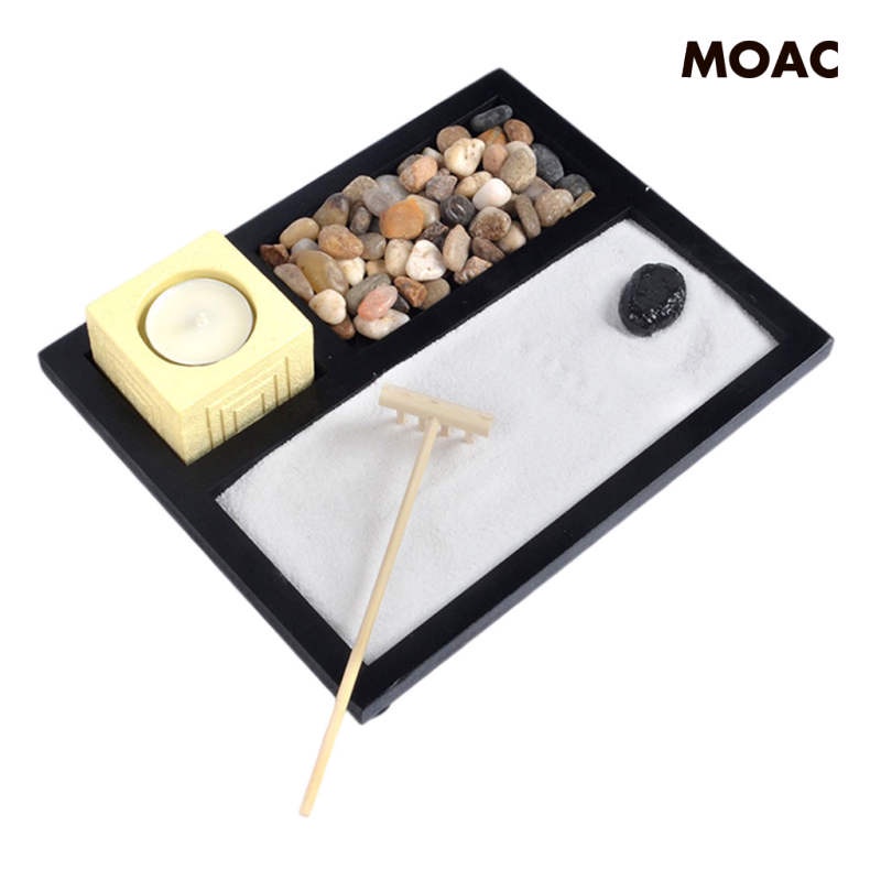[Home Appliances] Zen Garden Yoga Desk Feng Shui Relax Ornament Incense