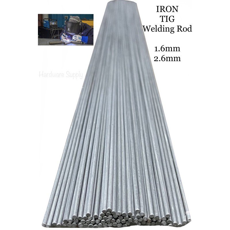 IRON TIG Welding Rod 1.6mm & 2.6mm / TIG Rod Welding Besi / Mild Steel