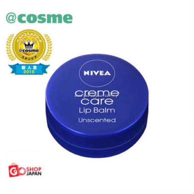 Nivea Creme Care Lip Balm Unscented ลิปบาล์มติดอันดับรางวัล Cosme มีท
