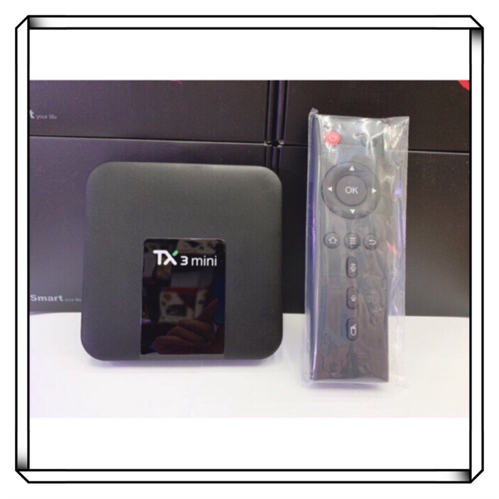 TX3 Mini TV Box Quad Core 2.4GHz 5G WiFi Android vision Support 4K