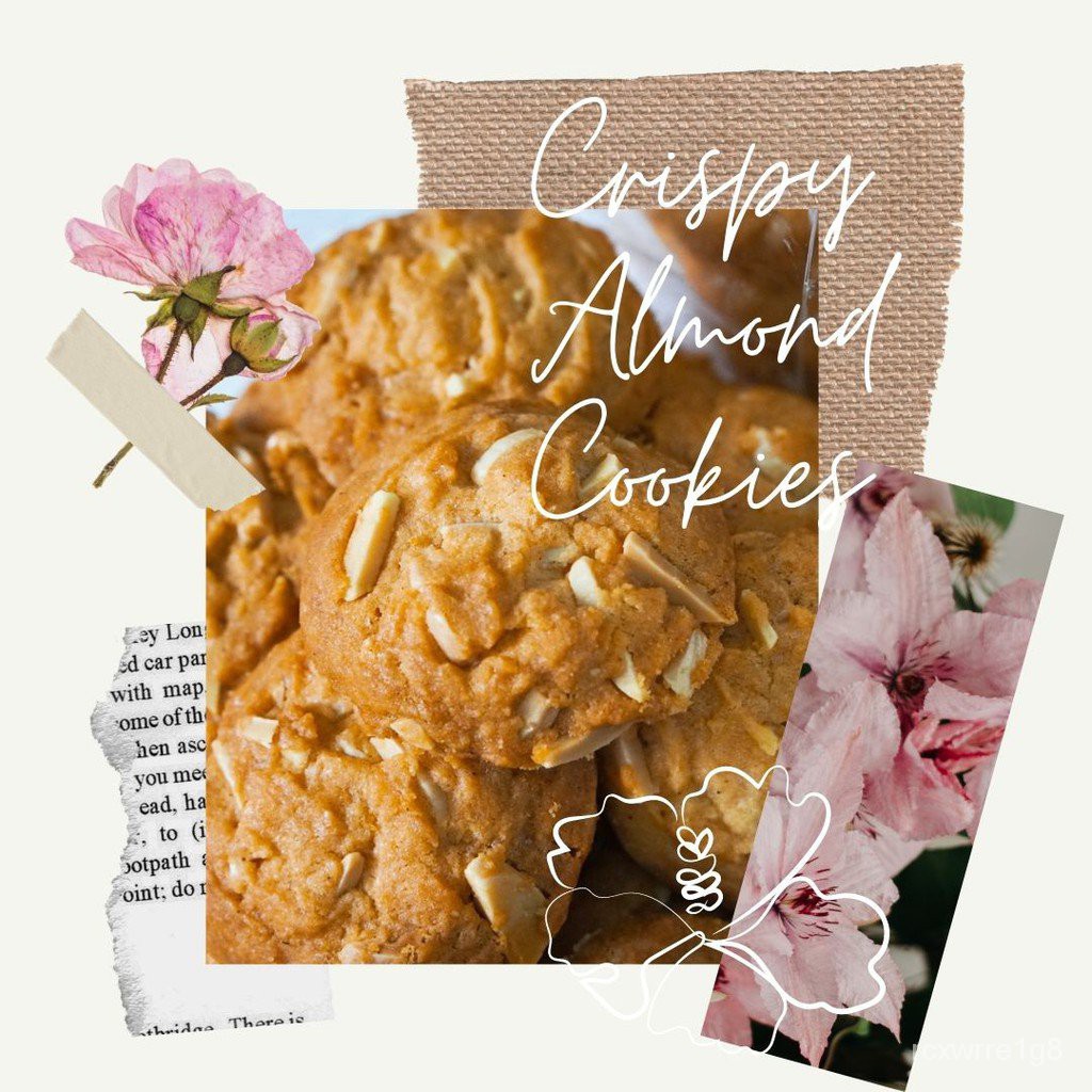 (พร้อมส่ง)คุกกี้โฮลวีท(Whole Wheat COOKIES) Healthy Snack สูตรลดแป้ง