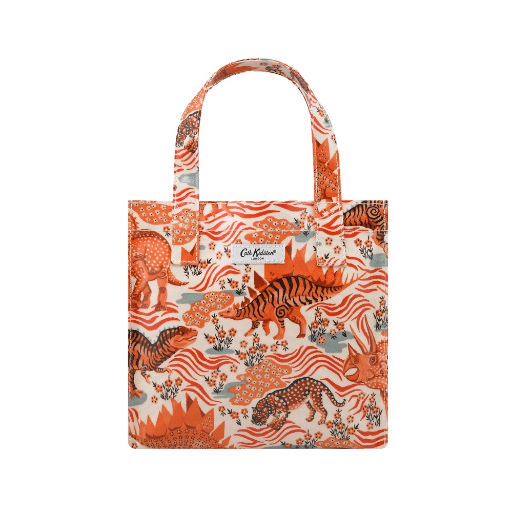 Cath Kidston Small Bookbag Camo Dino Cream Shopee Thailand