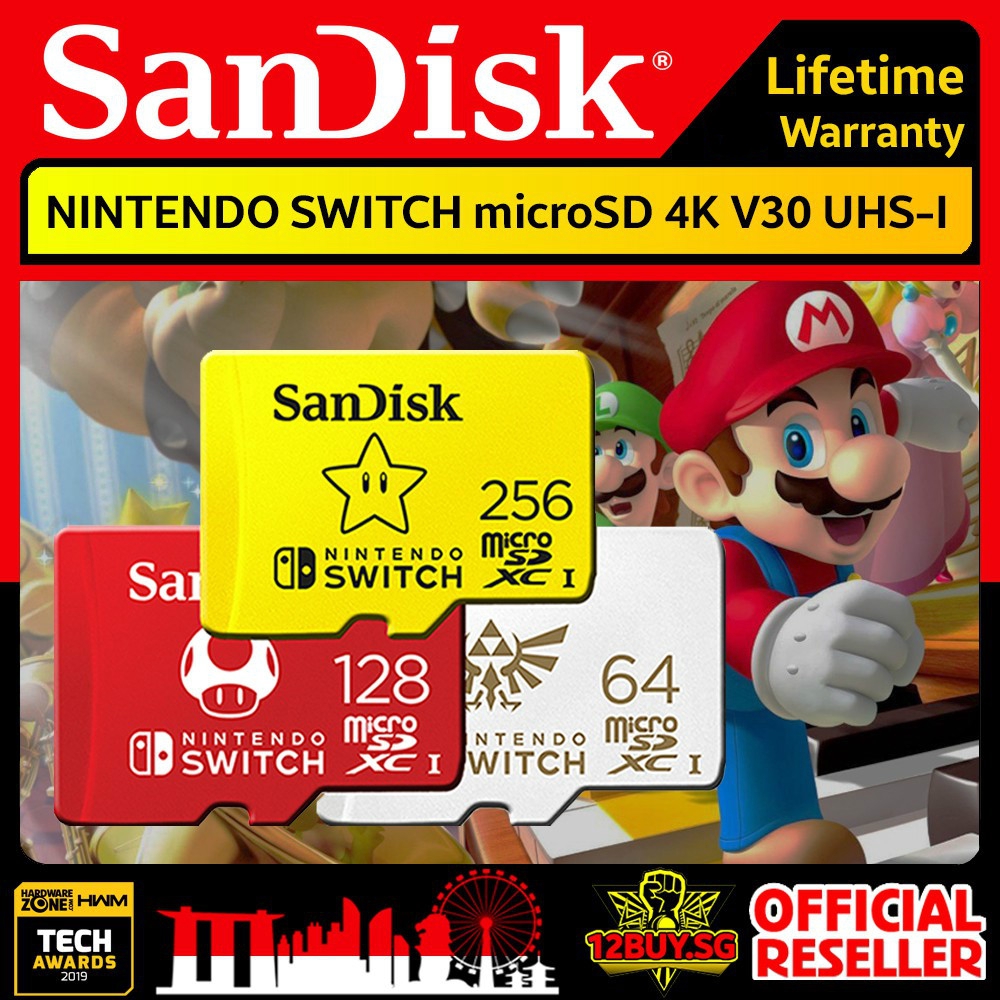 Lexar lake sand TF card 256GB microSD memory U3 nintendo Switch high