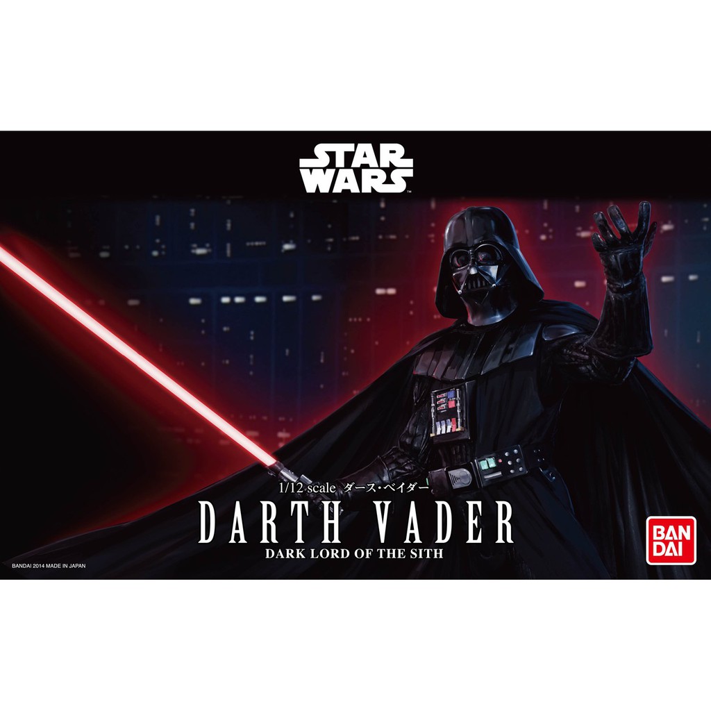 Bandai 1/12 Scale Plastic Model Kit Darth Vader Star Wars Shopee