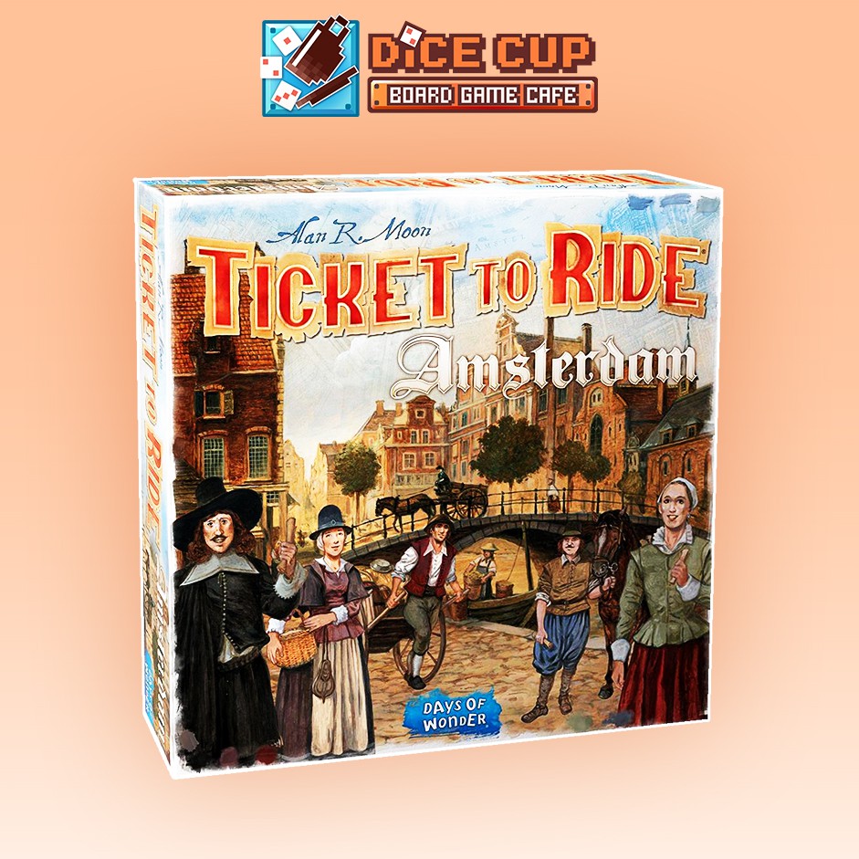 [ของแท้] Ticket to Ride Amsterdam Board Game Shopee Thailand